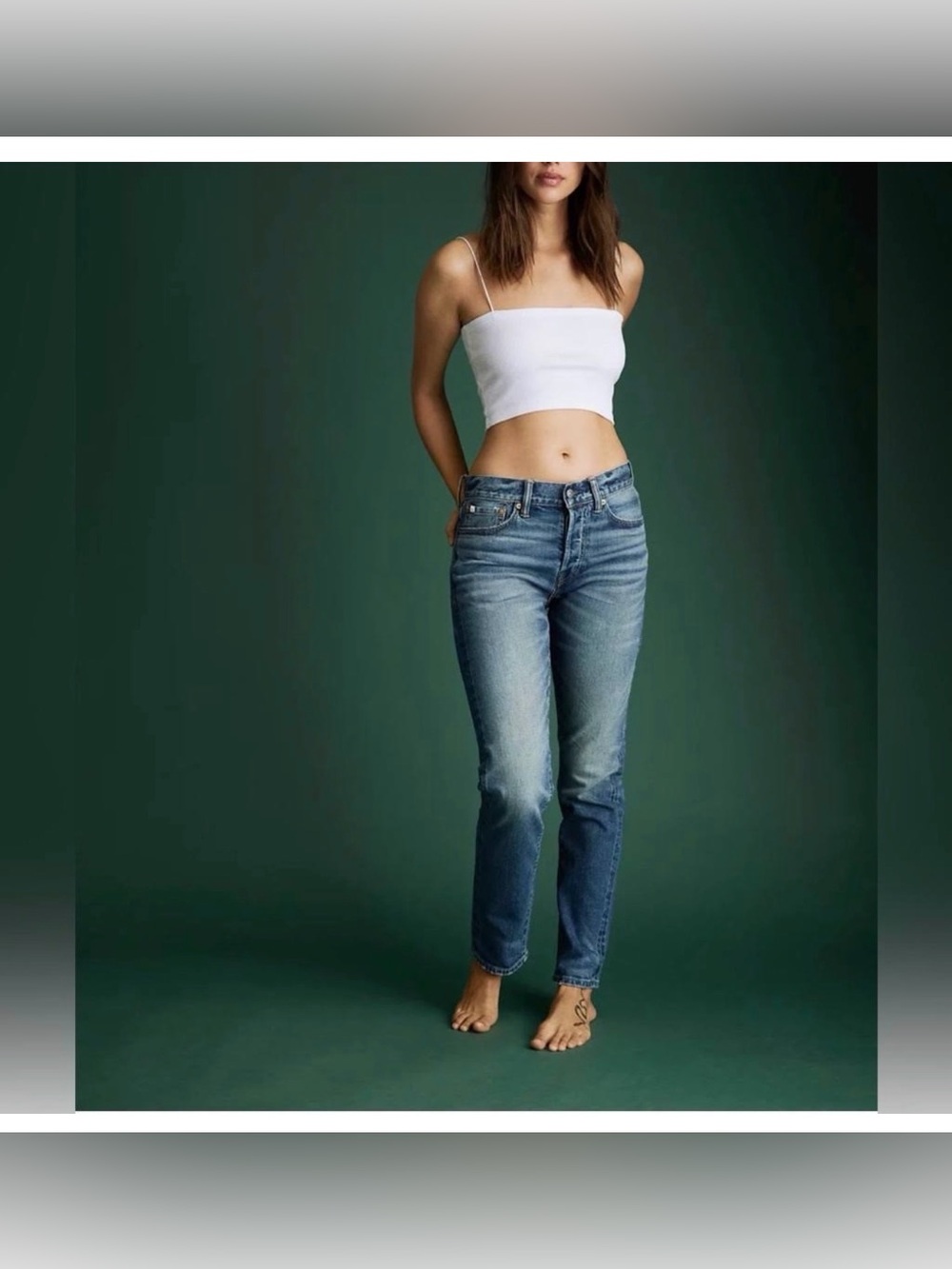 AE77 American Eagle The Western Jean NWT size 25 - Picture 2 of 5